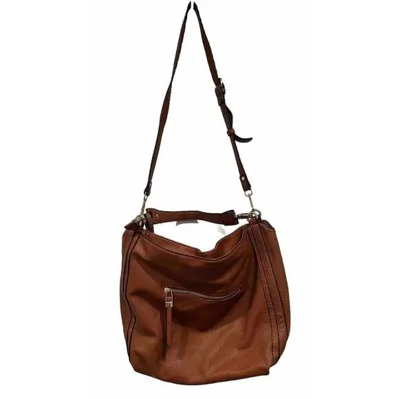 EUC Urban Expressions LARGE TOTE + Crossbody Strap, Brown. Excellent condition. - Picture 3 of 5